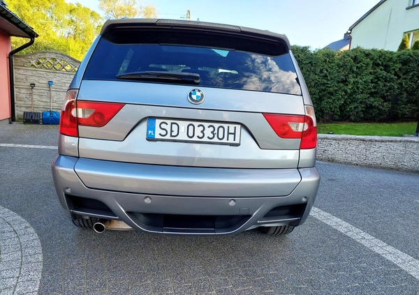BMW X3 cena 28400 przebieg: 200310, rok produkcji 2006 z Poręba małe 352